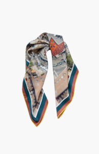 Good Co: Good & Co Tribeca Study Silk Neck Scarf