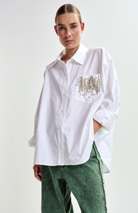 Last Ones: Essentiel Antwerp Jommeke White Shirt