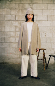 Francie Natural Cocoon Coat