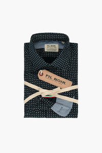 His Gift Edit: Fil Noir Night Blue Treviso Shirt