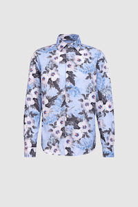 His Gift Edit: Fil Noir Blue Treviso Shirt