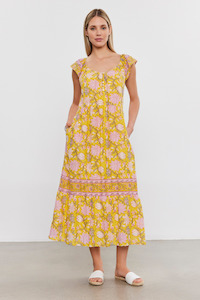 Velvet By Graham & Spencer Sunburst Jazlyn Dress
