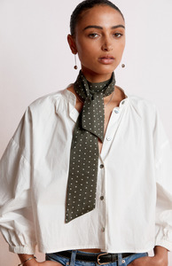 Scarves: Mahsa Polka Dot Tank Neck Scarf