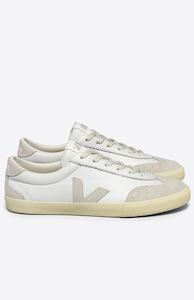 VEJA White Natural Volley Sneaker
