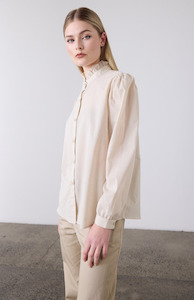 Laing: Laing Sand Jane Frill Blouse
