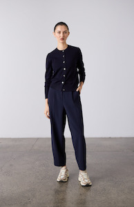 Laing: Laing Navy Britta Barrel Leg Trouser