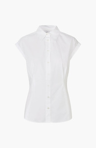 Products: Samsøe Samsøe White Satolina S/S Shirt