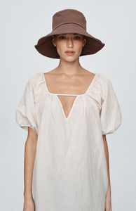 Womens New Arrivals: Marle Chocolate Nonna Hat