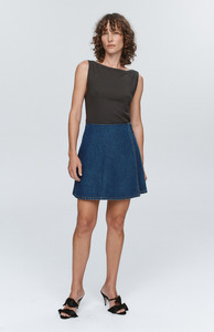 Marle Washed Indigo Finn Skirt