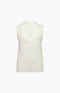 Rebe Ivory Maison Merino Vest
