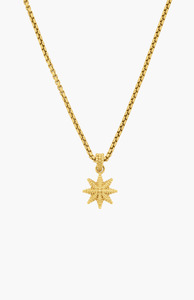 Necklaces: Zoe & Morgan 22k Gold Plate Morning Star Necklace