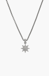 Zoe & Morgan Sterling Silver Morning Star Necklace