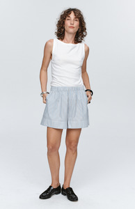 Shorts: Marle Bleu Stripe Alisa Short