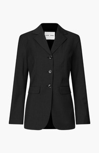 Samsoe Samsoe: Samsøe Samsøe Black Mel. Satove Blazer