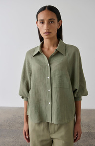 Laing: Laing Olive Raglan Sleeve shirt