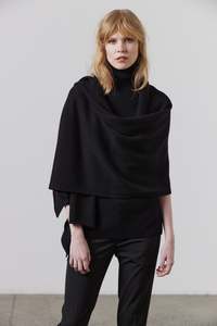 Laing: Laing Black Cashmere Scarf