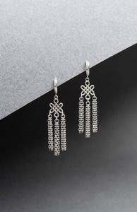 Earrings 1: Zoe & Morgan Sterling Silver Ether Earrings