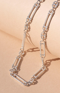 Zoe & Morgan Sterling Silver Prana Chain (50cm)