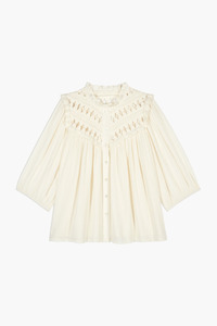 Ba&sh Ecru Bennie Blouse