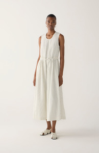 Foemina: Foemina Basil Stripe Seersucker Cameron Dress