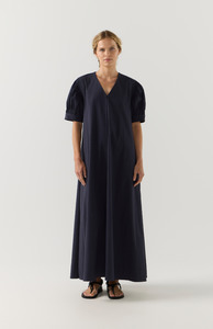 Foemina: Foemina Navy Scottie Dress