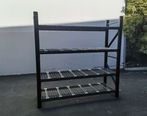 Frontpage: Heavy duty Wire mesh Shelving unit 1.5M(L) x 0.6M(W) x 2M(H) 1200kg per Bay