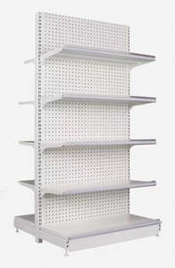 Frontpage: Double -Sided Retail Display Shelf for Dairy or Supermarkets