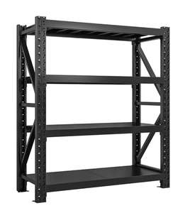 Heavy duty shelving unit 1m L x  2m H, 4 shelves， 200kg per shelf