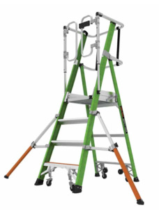 Little Giant SAFETY CAGE 2.0 Podium Step ( 4 step ) ladder / platform