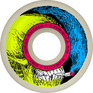Bones Wheels X-Formula Smokin Skull V6 Wide-Cut 99A 53mm