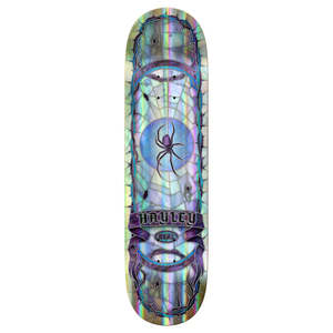 Skate Decks: REAL DECK HAYLEY RAINBOW HOLO CATHEDRAL 8.06" TRUE FIT