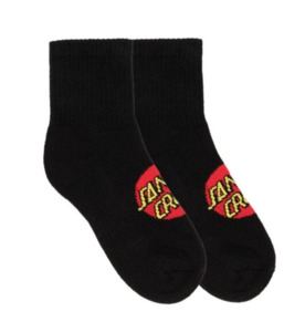 Santa Cruz Classic Dot Mid Boys Sock 2 Pack