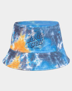 Santa Cruz Industrial Dot Mono Boys Reversible Bucket Hat