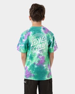 0 8: Santa Cruz Industrial Dot Mono Boys Tee