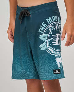 0 8: The Mad Hueys SURFING H | YOUTH 16" BOARDSHORT