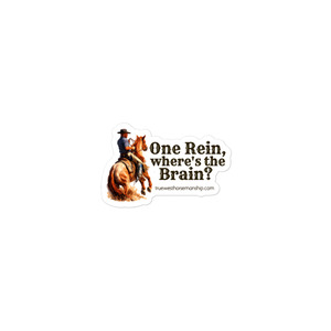 One Rein Sticker