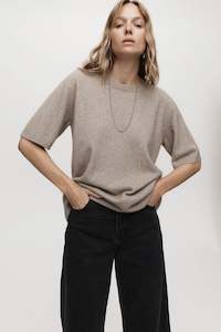 Knitwear: Hera Top-Buff