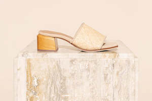 Footwear: The Sicily Slide-Woven