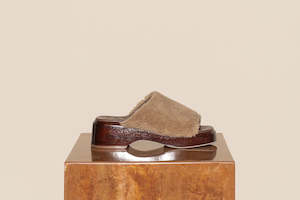 Rome Clog-Chestnut Sherpa