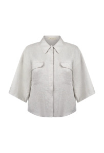 Sybil Shirt-Silver