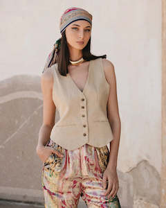 Mes Demoiselles: Garbo Vest-Gold