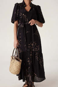 Cable Melbourne: Angelique Dress-Black Floral