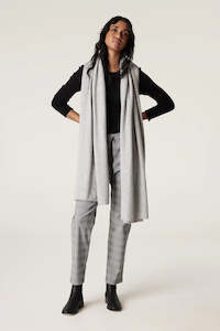Cable Melbourne: Cashwool Travel Wrap-Grey