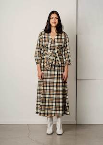Mariah Dress-Plaid Flannel