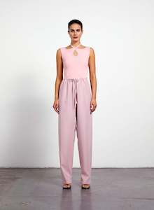 Wynn Hamlyn 1: Lucy Drawstring Pants-Blush