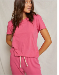 Perfectwhitetee: Harley Boxy Crew-Peony