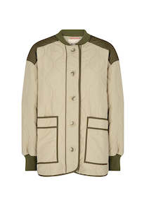 Mos Mosh: Ease Quilt Jacket-Twill