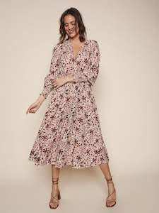 Mos Mosh: Macha Paris LS Dress- Feather Gray