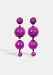 Damira Earrings-Violet