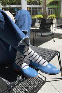 Wally Socks-Breton Stripes